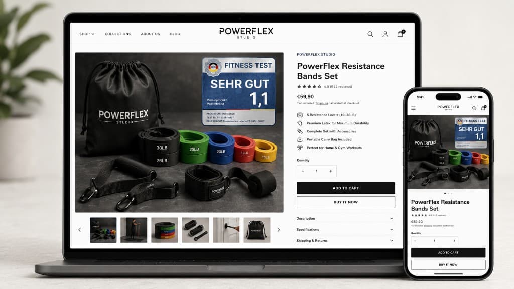 Shopify — Product page